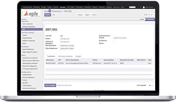 Odoo text and image block